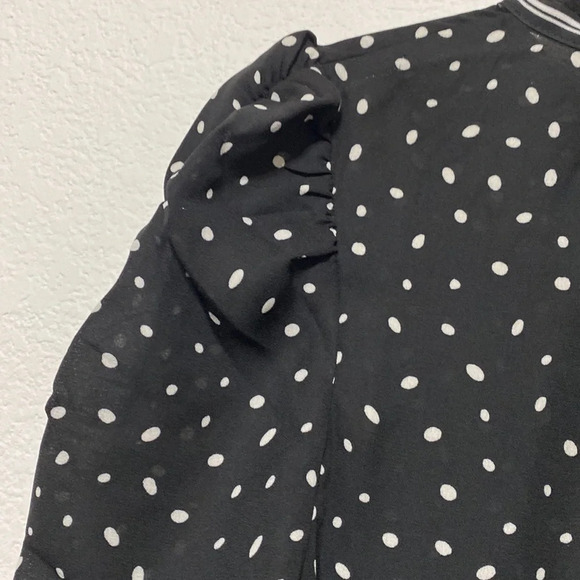 Max Studio NWT Polka Dot Blouse - Picture 7 of 8